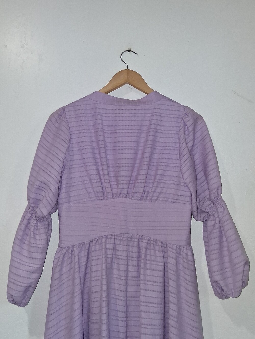 NWT O.P.T Massaya Lilac Textured Dress - Picture 8 of 10